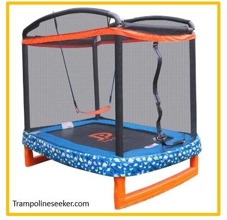 Jump Power Rectangle Trampoline with Swing