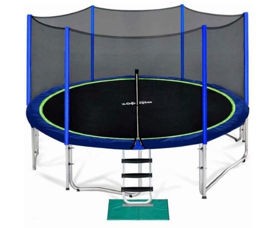 Zupapa 15FT Trampoline for adults and kids with 425LBS Weight Capacity