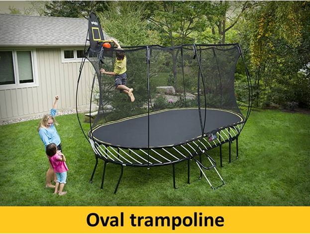 oval trampoline