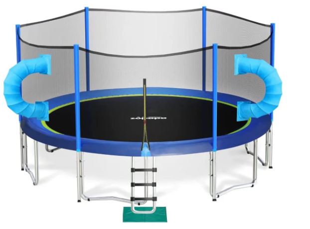 Zupapa Two in One Basketball Tunnel Trampolines