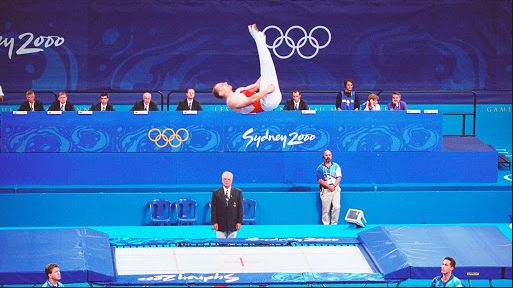 Olympics trampolining 2000